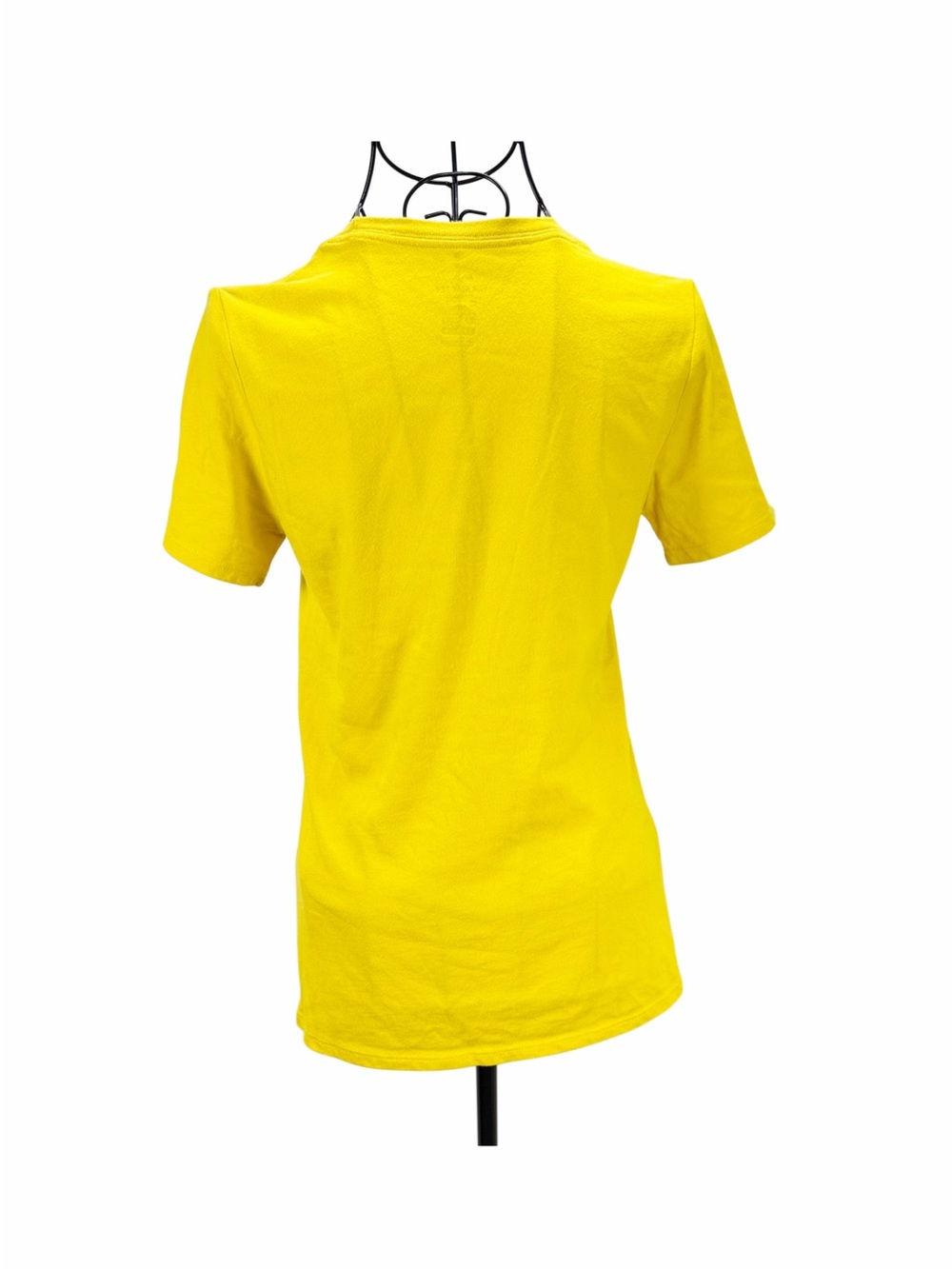 Nike Women's Bright Yellow Short-Sleeve Dri-FIT Tee - Picture 3 of 7